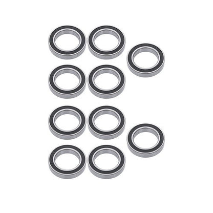 10Pcs 6908-2RS Bearings 40×62×12mm Double Rubber Seals Deep Groove Ball Bearing