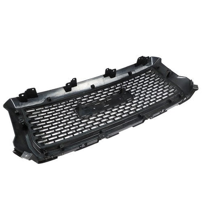 For GMC Sierra 1500 2014 2015 Front Hood Mesh Grill Glossy Black Plastic Durable