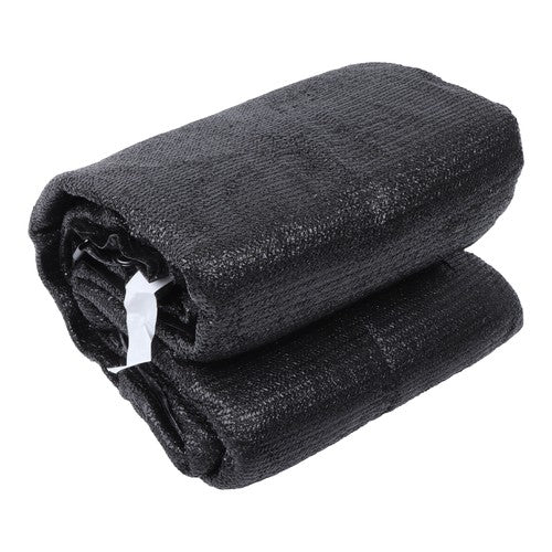 Garden Privacy Fence Heavy Duty 5ft X 50ft Barrier Net With Zip Ties Black
