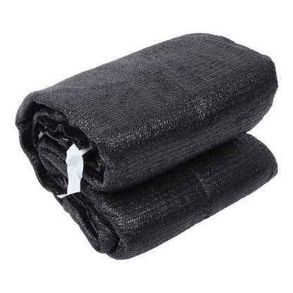 Garden Privacy Fence Heavy Duty 5ft X 50ft Barrier Net With Zip Ties Black