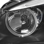 Right+Left Black Halogen Clear Headlight Assembly For BMW 528i 2008 2009 2010