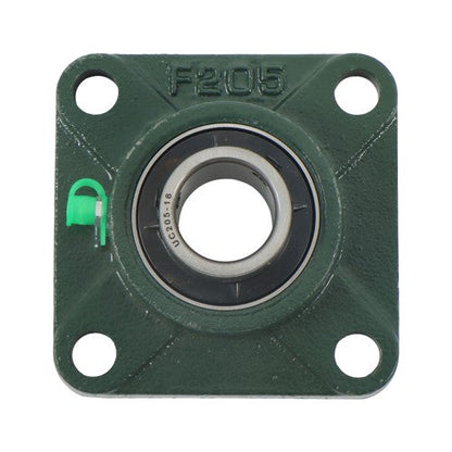 6Pcs UCF205-16 Pillow Block Flange Bearing 1" Bore Solid Base Self Aligning