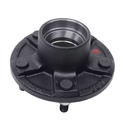 [2-Pack] 5 X 5“ Wheel Hub Kit and FIT For 8.25” × 2" Round Flanged #84 Spindle