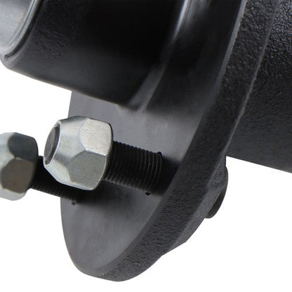 1Pc Pre-Assembled 5 x 5.5" Wheel Hub Kit & Round #84 Spindle, With Bearing Kit