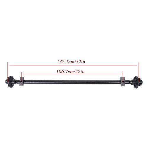 For trailers Trailer Axle W/U-Bolt Kit 4lug-4' 52' Hub Face 42' SC 2000lb 2Klb