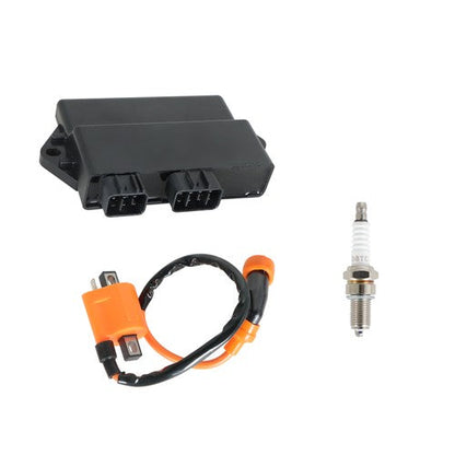 For Yamaha Warrior 350 YFM350X 1997-2001 ATV Ignition Coil CDI Spark Plug New