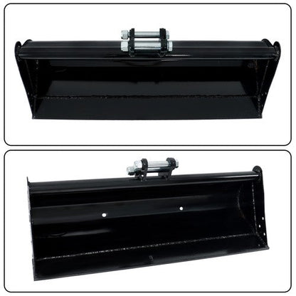 Fits For Mini Excavator 1ton-1.5ton With Pins 1000mm Plain Bucket Attachment