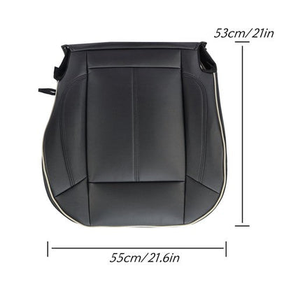 Driver&passenger Bottom Seat Cover Fit For Hummer H3 2006-2010 Black Leather
