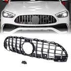 For Mercedes Benz C200 C300 W/AMG Line C43 AMG 2022+ Chrome Front Bumper Grille