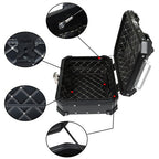 22L Black Motorcycle Luggage Waterproof Tail Box Scooter Trunk Storage Top Case
