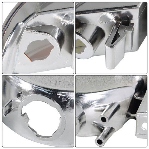 Pair Set For GMC Sierra 1500 1999-2007 Headlight Replacement Halogen Clear Lens