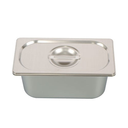 6 Inch Deep 8 Pack Restaurant Steam Table Pans 1/3 Size with Non-Stick Coating