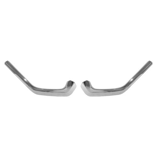 Front Upper Grille Mesh Cover Trim for Toyota RAV4 2019-2025 ABS Chrome 2x