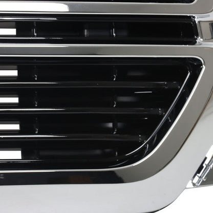 W/Chrome Grille Front Grill Glossy Black New For Dodge Ram 1500 2019 2020-2022