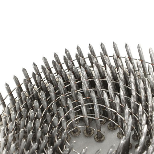 3600Pcs 15 Degree Wire Coil 1-1/4” ×.09” Ring Shank Stainless Steel Siding Nails
