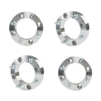 For 1991-1996 Kawasaki Mule 500 Silver X4 4x137 Wheel Spacer 1.5" 110mm M10x1.25
