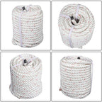 3/4inch x 120FT Breaking Strength Polyester Braided Rope 2038lbs Heavy Duty