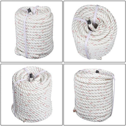 3/4inch x 120FT Breaking Strength Polyester Braided Rope 2038lbs Heavy Duty
