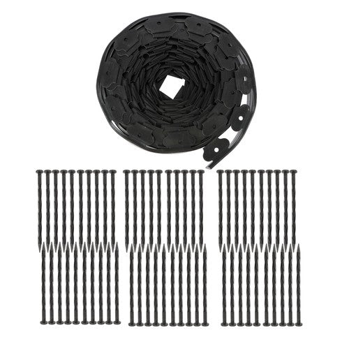 Flexible Garden Landscape Edging No Dig Lawn Edging Border With Anchoring Spikes