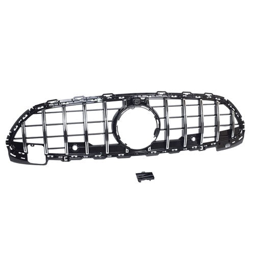 For Mercedes Benz C200 C300 W/AMG Line C43 AMG 2022+ Chrome Front Bumper Grille