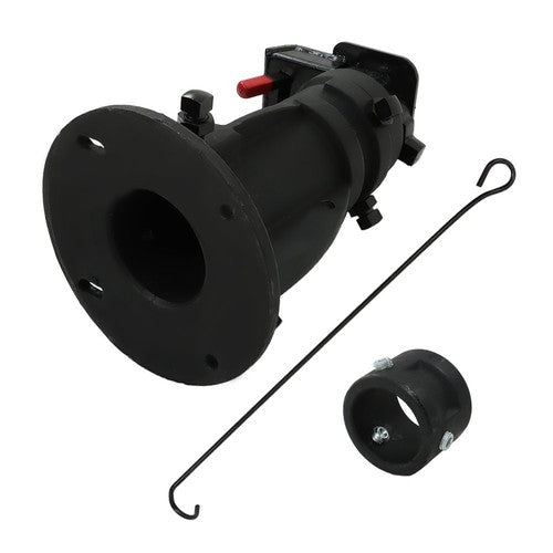 Black C5G 12''-16'' Adjustable Cushioned 5th Wheel to Gooseneck Adapter New