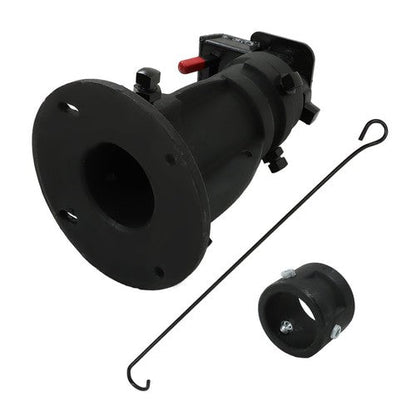 Black C5G 12''-16'' Adjustable Cushioned 5th Wheel to Gooseneck Adapter New