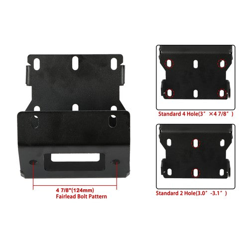 For Honda Rancher Foreman RubiconTRX420/500/520 New Winch Mounting Plate ATV