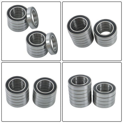 10Pcs 6907-2RS Bearings 35×55×10mm Double Rubber Seals Deep Groove Ball Bearing