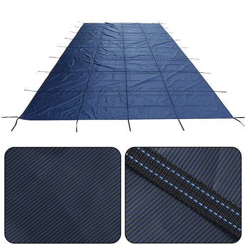 18x34 ft Pool Safety Cover Rectangular Inground Swimming Pool Cover For 16x32 ft