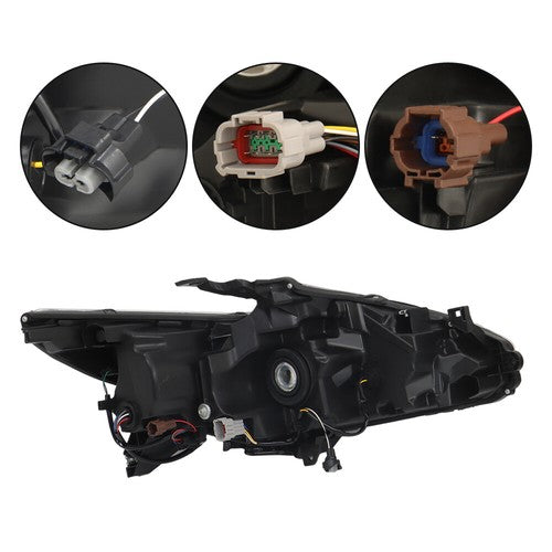 LED Headlights Replacement For 2016-2018 Nissan Altima Halogen Fog Lights L+R