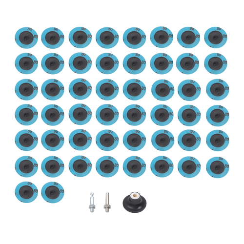 50 Pcs Grinder Sanding Grinding Discs 2 Inch 80 Grit Rotary Lock Sandpaper