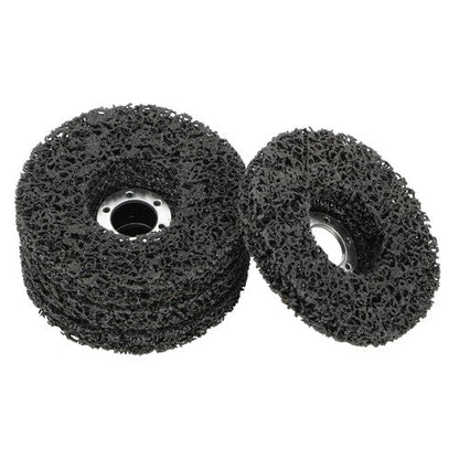 10 PCS 4-1/2" x 7/8" Black Diamond Grinding Discs Strip Discs for Angle Grinder