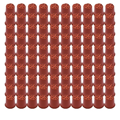 100Pcs  Flowers Nursery Cup Children's Room Nursery  Plastic Plant Pot 14X13X9cm