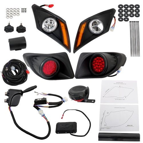 LED Deluxe Golf Cart Light Kit For Yamaha Drive2 2017-Up