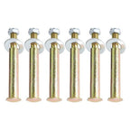 6 Pack Deck Wheels Hardware Kit For Husqvarna 589527301 532174873 532133957
