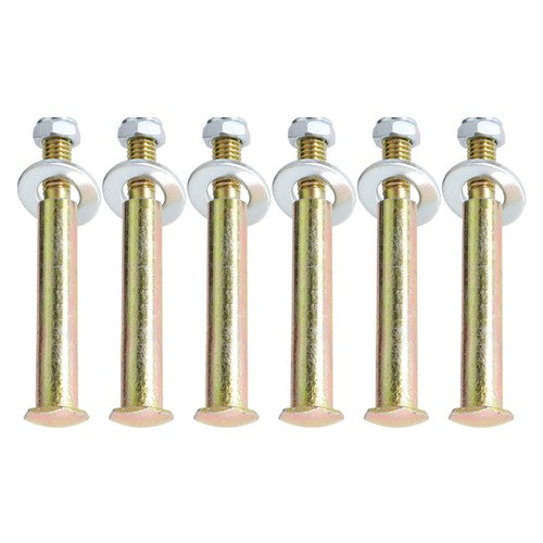 6 Pack Deck Wheels Hardware Kit For Husqvarna 589527301 532174873 532133957