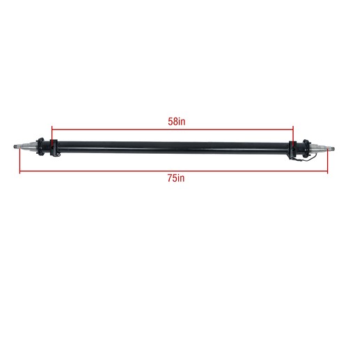 7k TK Trailer Axle RV Utility Axle-(7000 lb Beam Only) Idler 75"HF 58"SC