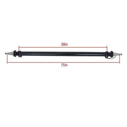 7k TK Trailer Axle RV Utility Axle-(7000 lb Beam Only) Idler 75"HF 58"SC
