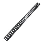 Heavy Duty 6 Pack 5FT E Track Rails Carbon Steel Black Powder Coated Universal