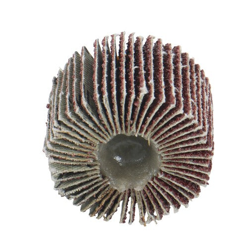 5 Pack 1-1/2" x 1" x 1/4" Shank Mounted Flap Wheels 60 Grit Aluminum Oxide