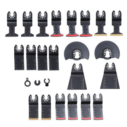 25PCS Oscillating Tool Professional Bi-Metal Multitool Blades Kits for Wood Nail