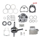 New ATV 2009-2024 Fit For Honda TRX420 crankshaft cylinder head Engine Kit