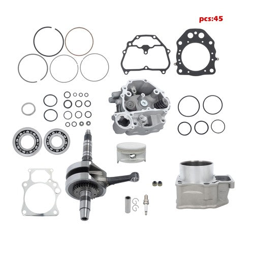 New ATV 2009-2024 Fit For Honda TRX420 crankshaft cylinder head Engine Kit