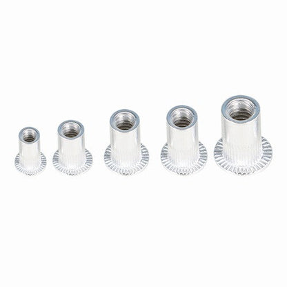 150 Pack Aluminum Rivet Nut Kit Rivnut Nutsert Standard Inch SAE Imperial