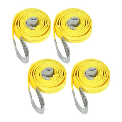 4Pack 10ft × 2in Lift Sling Straps Heavy Duty Lifting Slings Web Sling 14000lbs