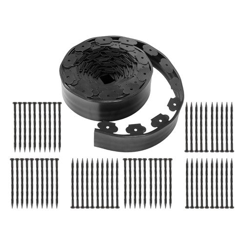 Flexible Garden Landscape Edging No Dig Lawn Edging Border With Anchoring Spikes