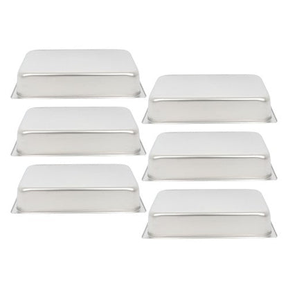 Table Pans 6 Pack 4 Inch Deep Restaurant Steam Table Pans Without Lid Full Size