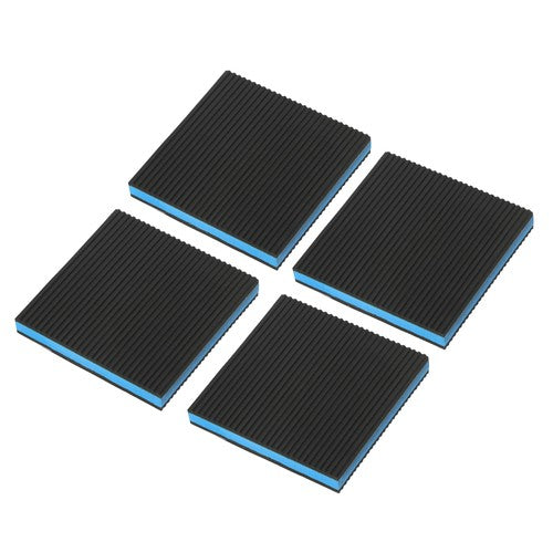 6" x 6" x 7/8" EVA Rubber Shock-absorbing Pad 4Pcs Anti Vibration Pads
