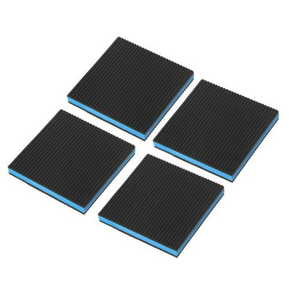 6" x 6" x 7/8" EVA Rubber Shock-absorbing Pad 4Pcs Anti Vibration Pads