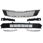 Front Bumper Grille Bracket Molding Trim 6PCS for 2016-2018 for Kia Optima EX